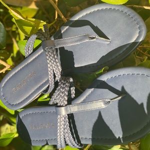Navy blue Talbots Sandals size 7M